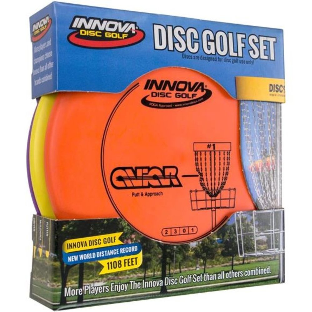 Disc Golf Set –Driver, Mid-Range & Putter,Comfortable DX Plastic,Colors May Vary